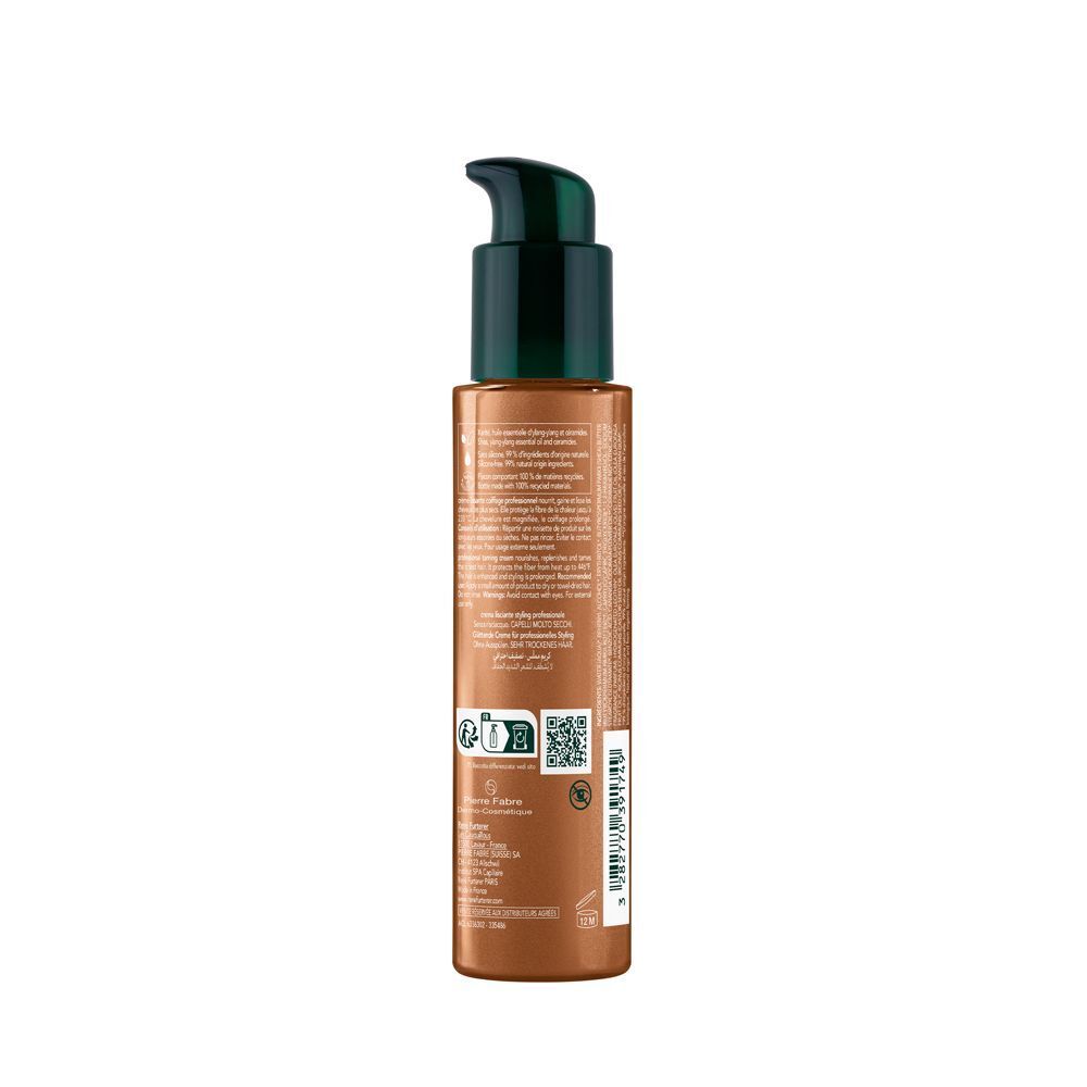 René Furterer Sublime Karité Crema lisciante 100ml Styling professionale - Capelli secchi, disidratati