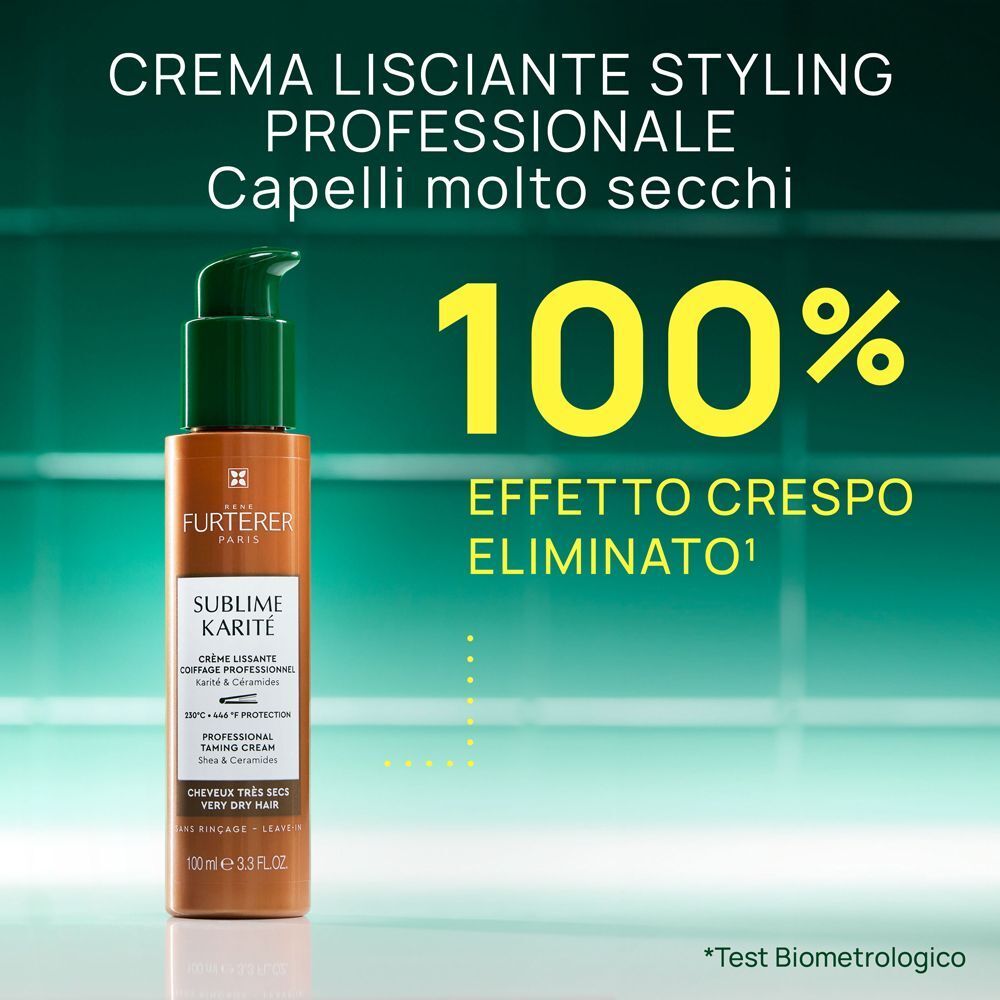 René Furterer Sublime Karité Crema lisciante 100ml Styling professionale - Capelli secchi, disidratati