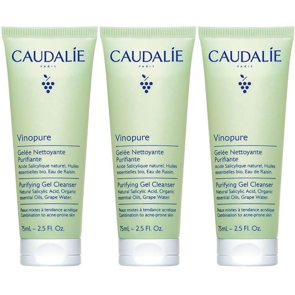 Caudalie Vinopure Gel Detergente Purificante all'Acido Salicilico 75ml