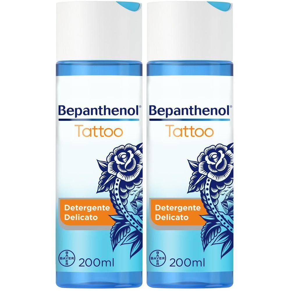Bepanthenol Tattoo Detergente Delicato Tatuaggio con Pantenolo