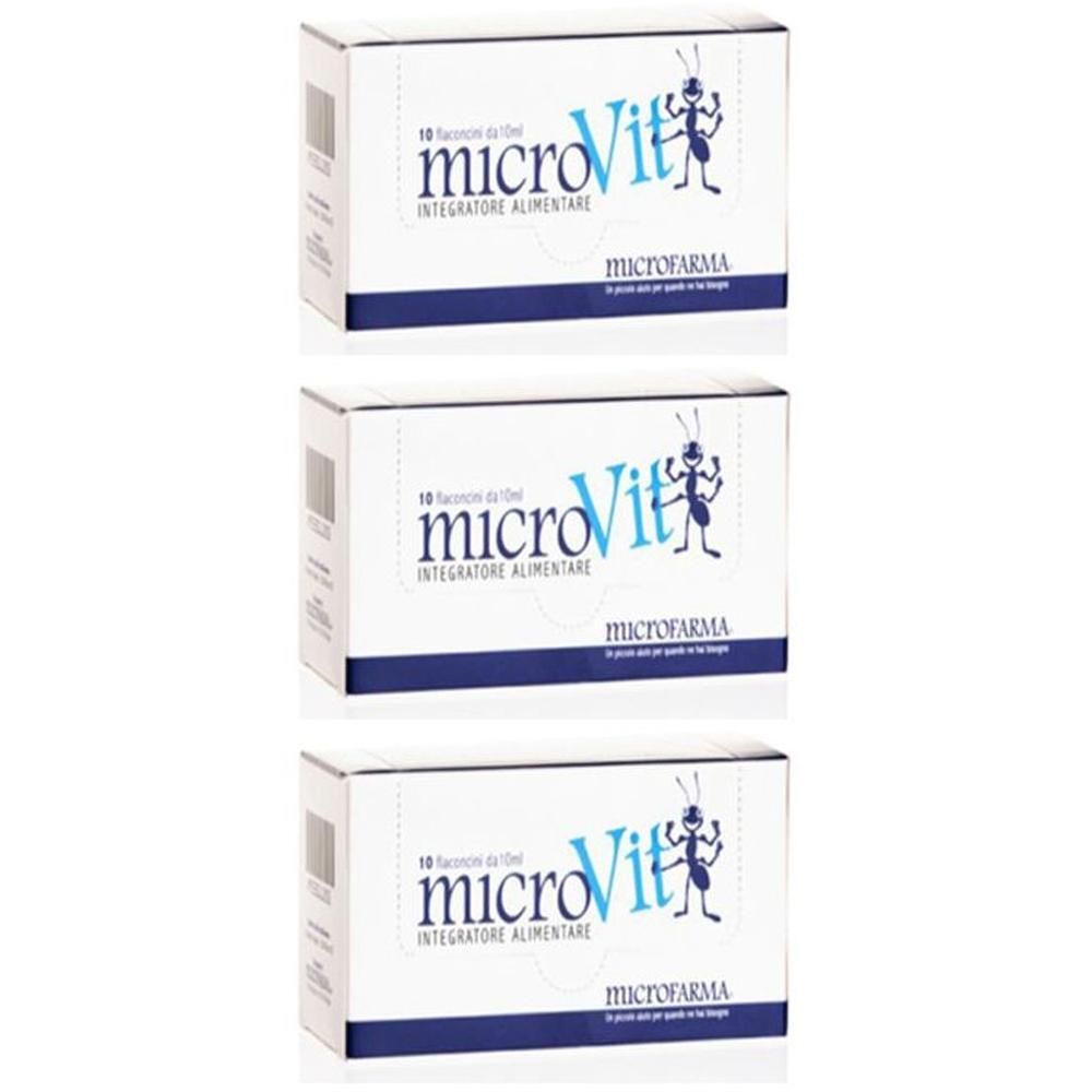 Microvit 10 Flaconcini Da 10 Ml