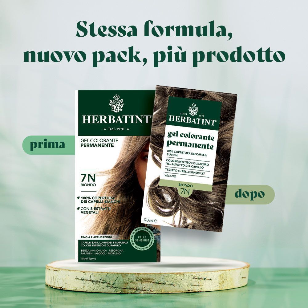 Herbatint Gel Colorante Permanente 7N Biondo