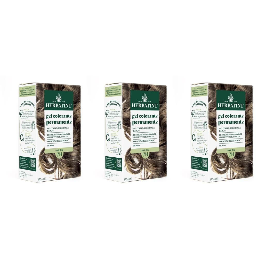 Herbatint Gel Colorante Permanente 7N Biondo