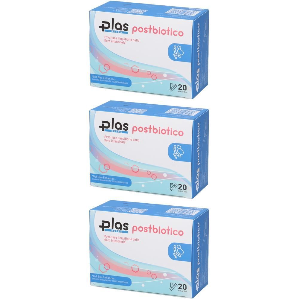Plas Postbiotico 20 Stick Pack