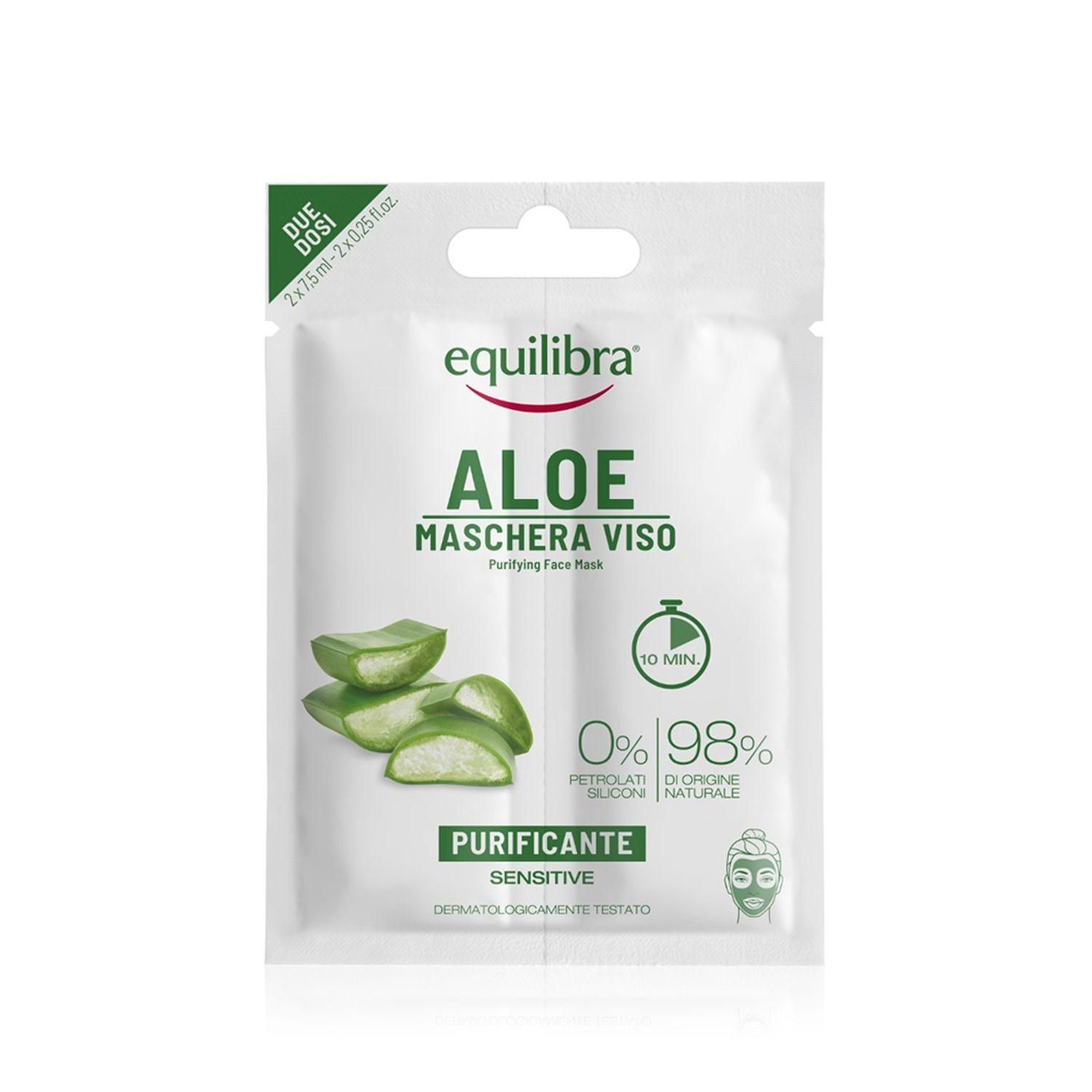 Equilibra® ALOE Maschera Viso Purificante - Risparmia il 10% con il codice: equilibra1026
