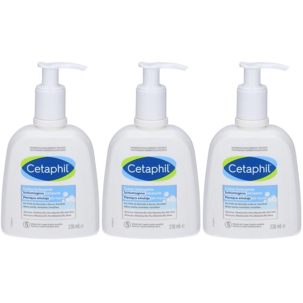 Cetaphil Crema Detergente Schiumogena Idratante 236 Ml