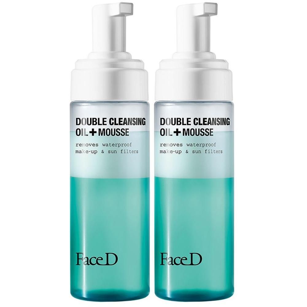 Face D Doppia Detersione Olio Struccante + Mousse Detergente - Detergente Viso