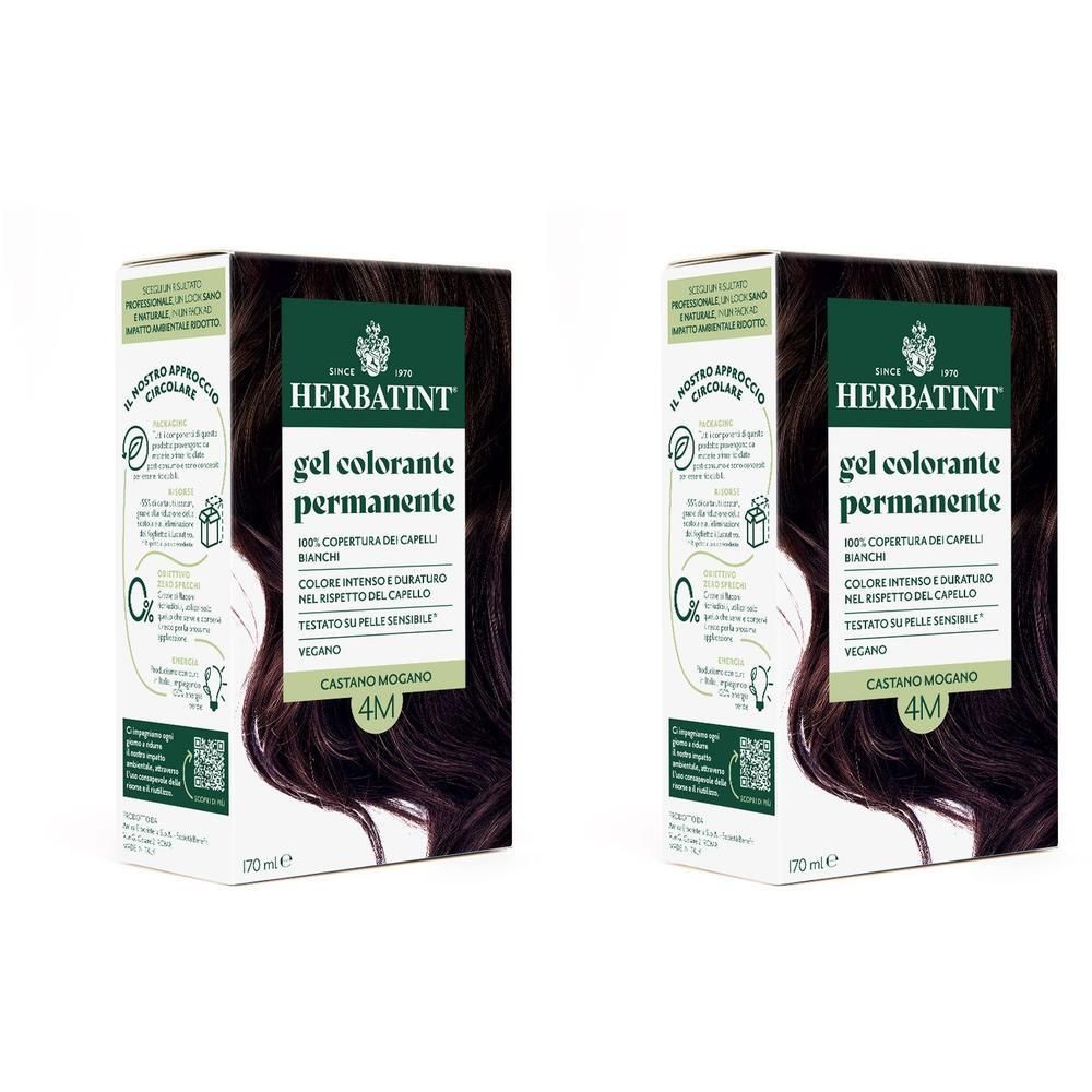 Herbatint Gel Colorante Permanente 4M Castano Mogano