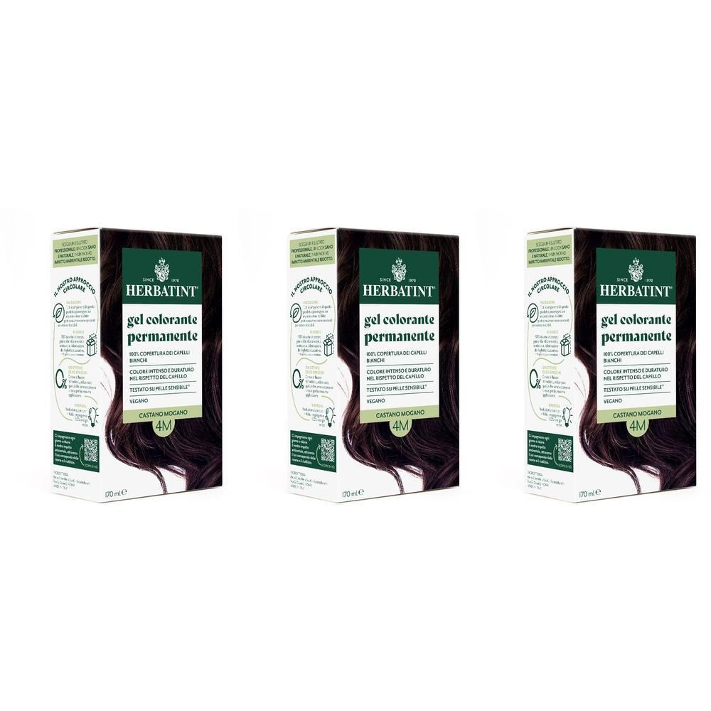 Herbatint Gel Colorante Permanente 4M Castano Mogano