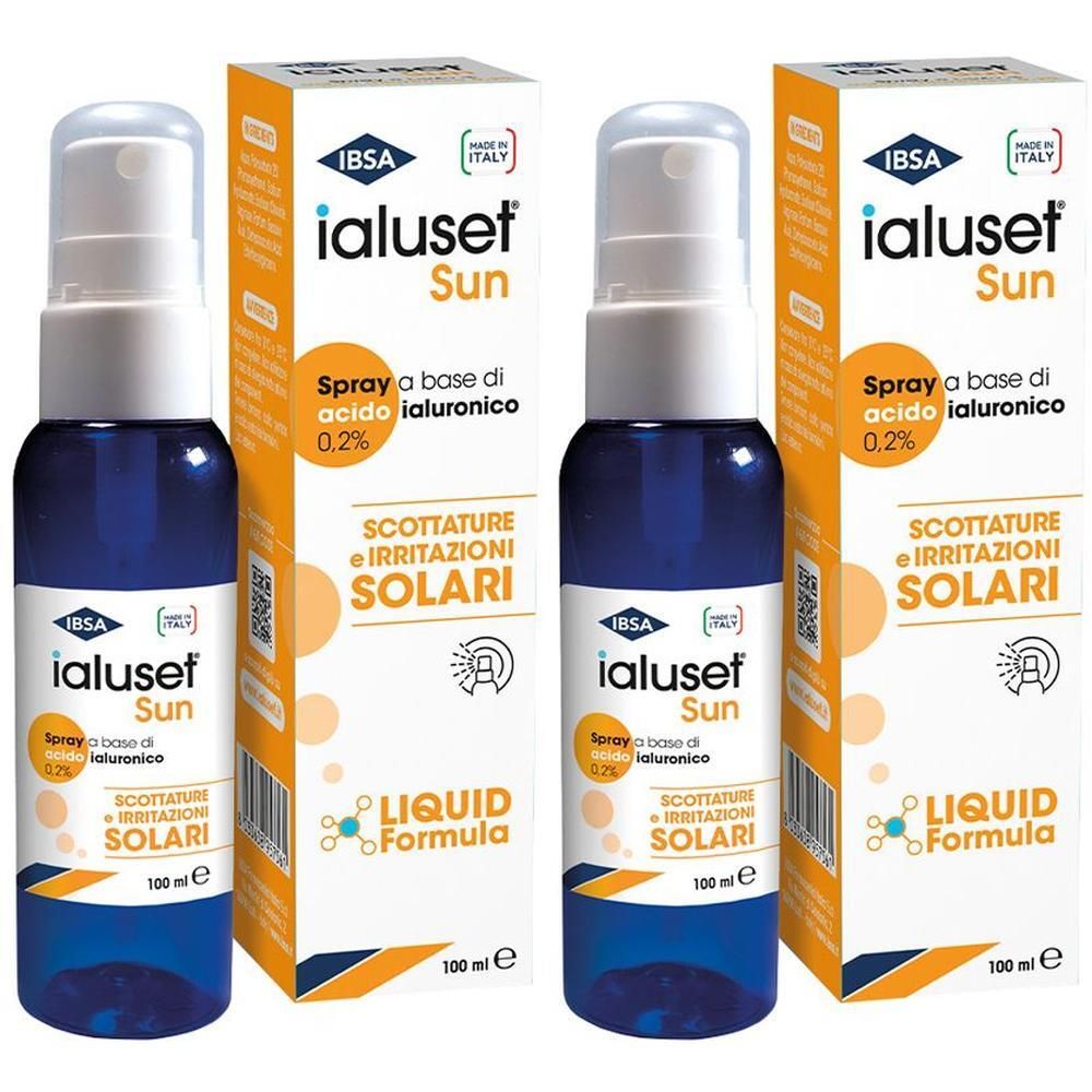 IBSA Ialuset Sun Spray Scottature e Irritazioni Solari
