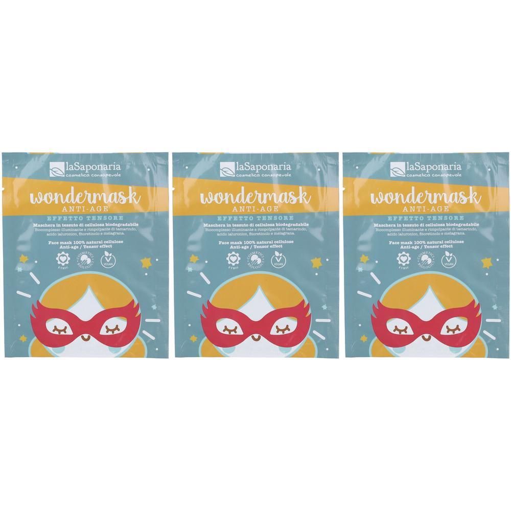 La Saponaria Wondermask - Maschera In Tessuto Anti-age- Risparmia il 10% con il codice: saponaria0926