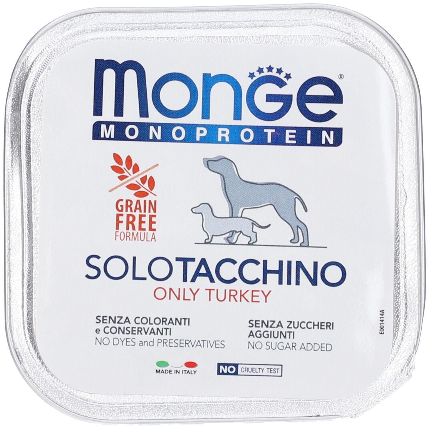 Monge Monoproteico 100% Tacchino Cani Adulti