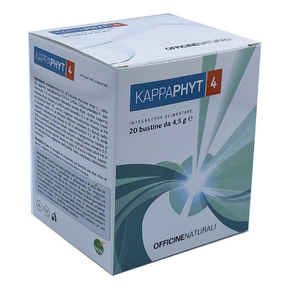 Kappaphyt 4: Confezione da 20 bustine, 4,5 g per bustina. Officine Naturali.
