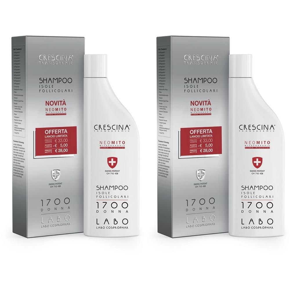 LABO Crescina Transdermic Shampoo Isole Follicolari Neo-Mito Formula 1700 Donna