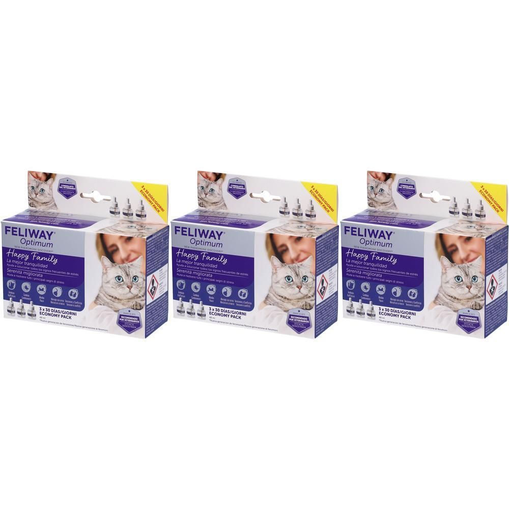 FELIWAY® Optimum Happy Family 3 Ricariche