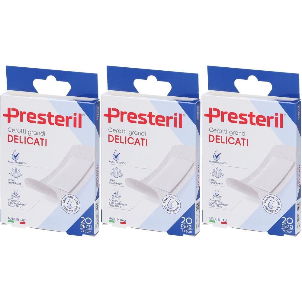 MediPresteril® Cerotti Grandi delicati 7 cm x 3 cm