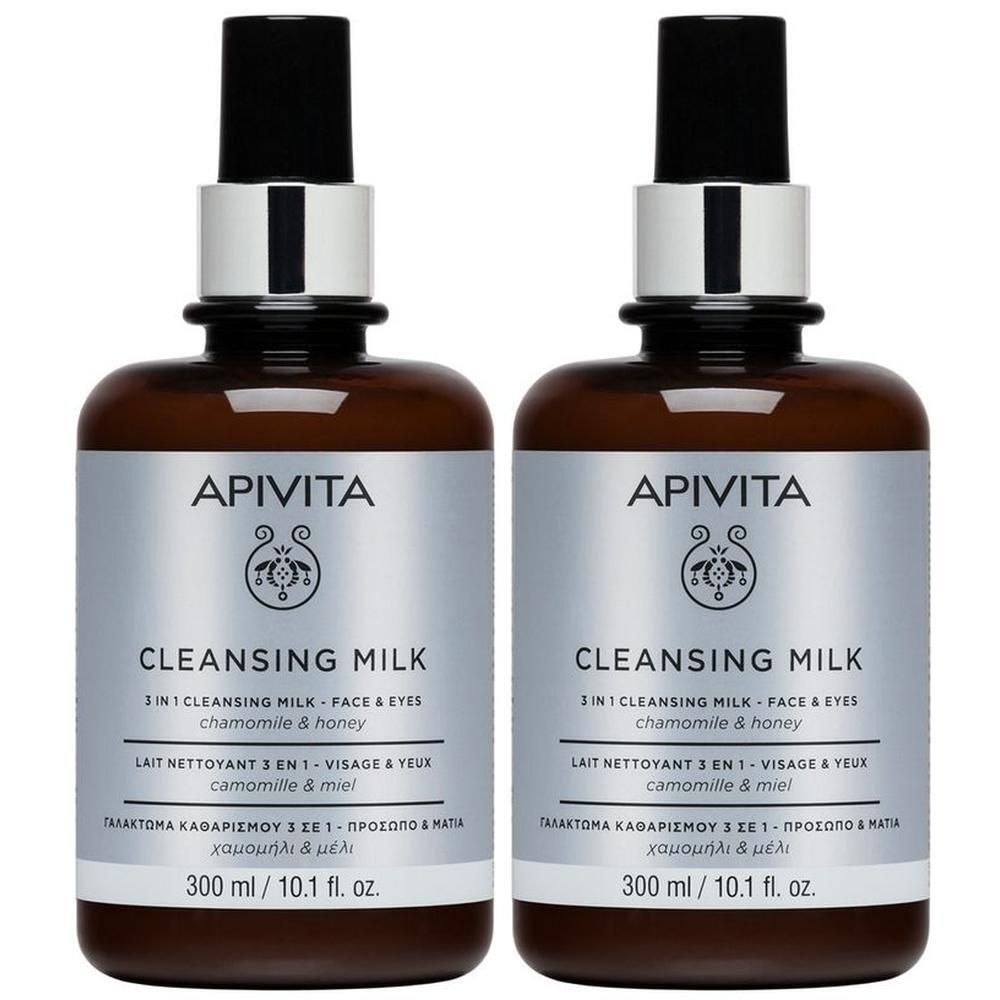 Apivita Latte detergente 3in1: Detergente, Struccante, Tonico - Viso e Occhi