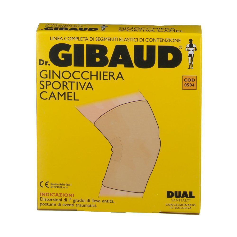 Dr. GIBAUD® Ginocchiera Sportiva Camel Taglia 3