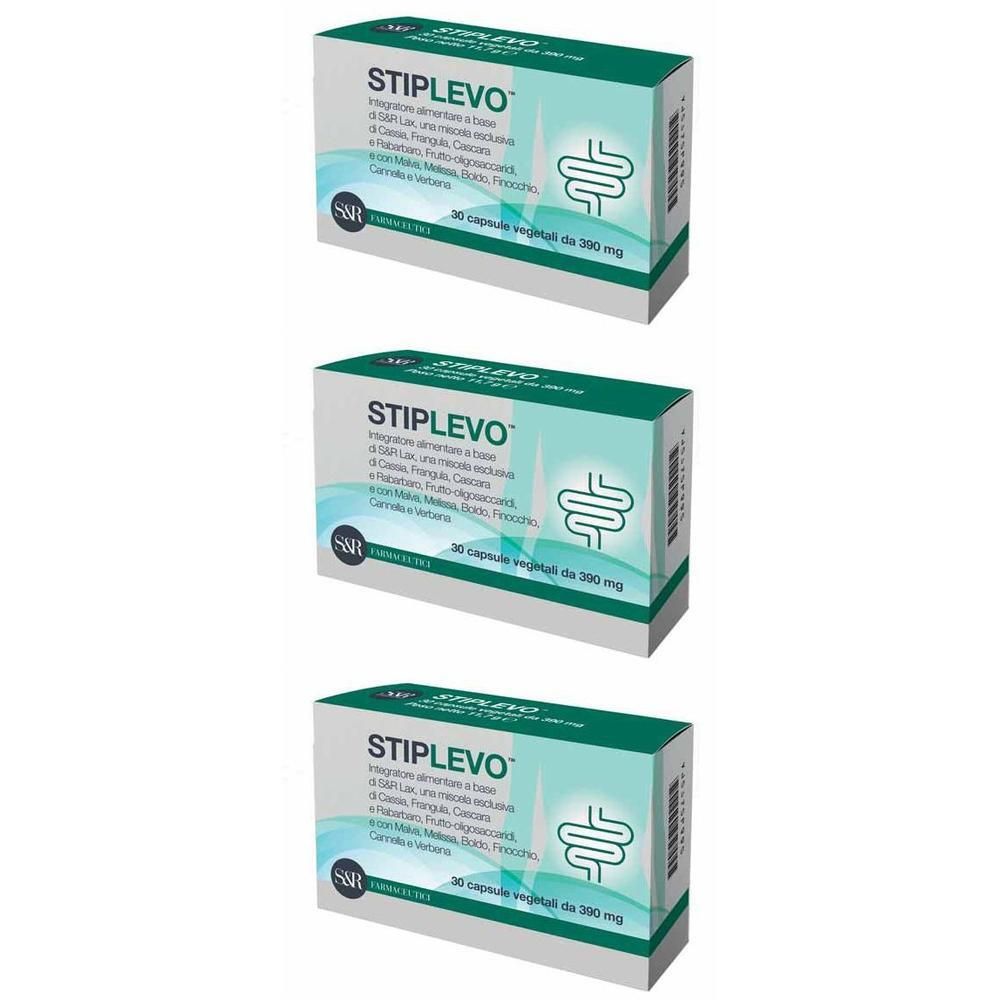 Tre confezioni di Stiplevo da 30 capsule vegetali.