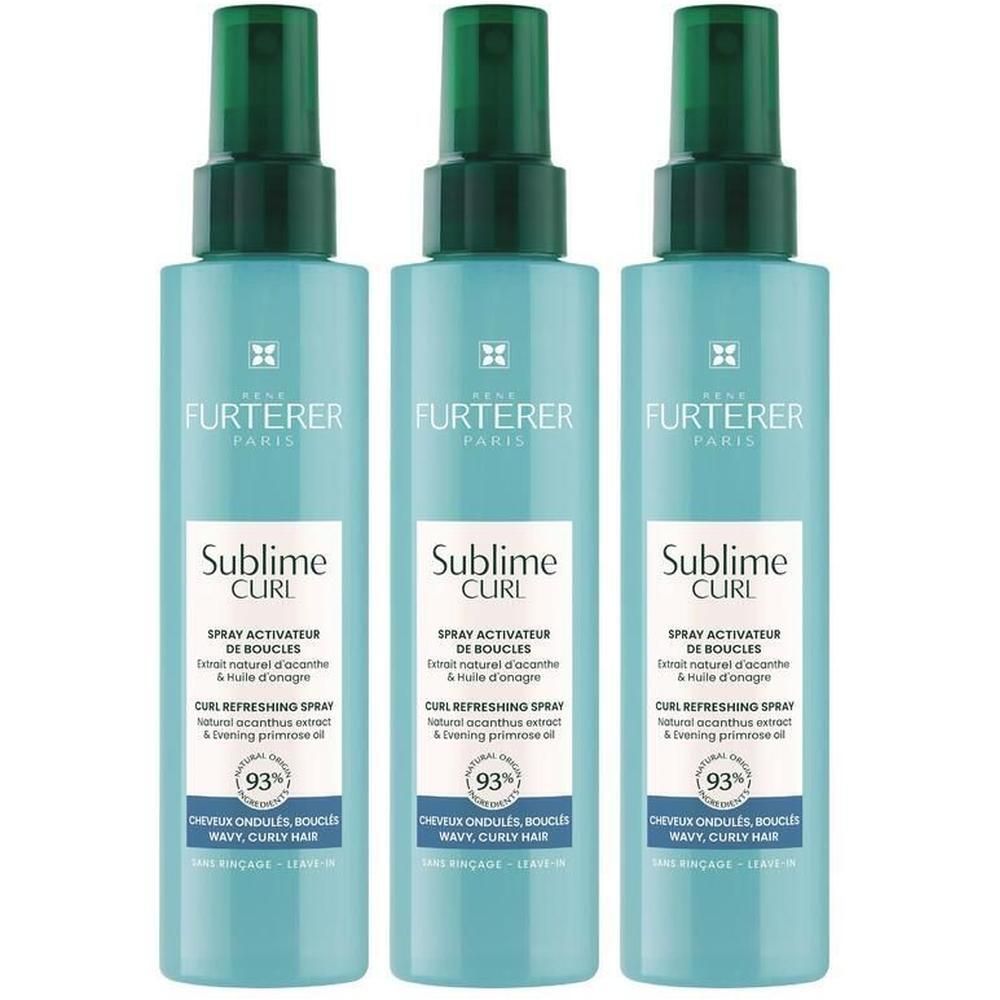René Furterer Sublime CURL Spray per capelli ricci senza risciacquo 150ml - Attivatore di ricci