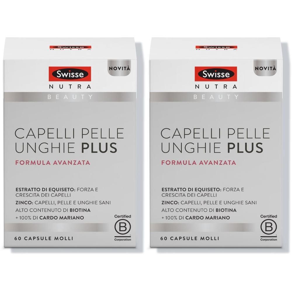 Swisse Capelli Pelle Unghie Plus Integratore Capsule Molli