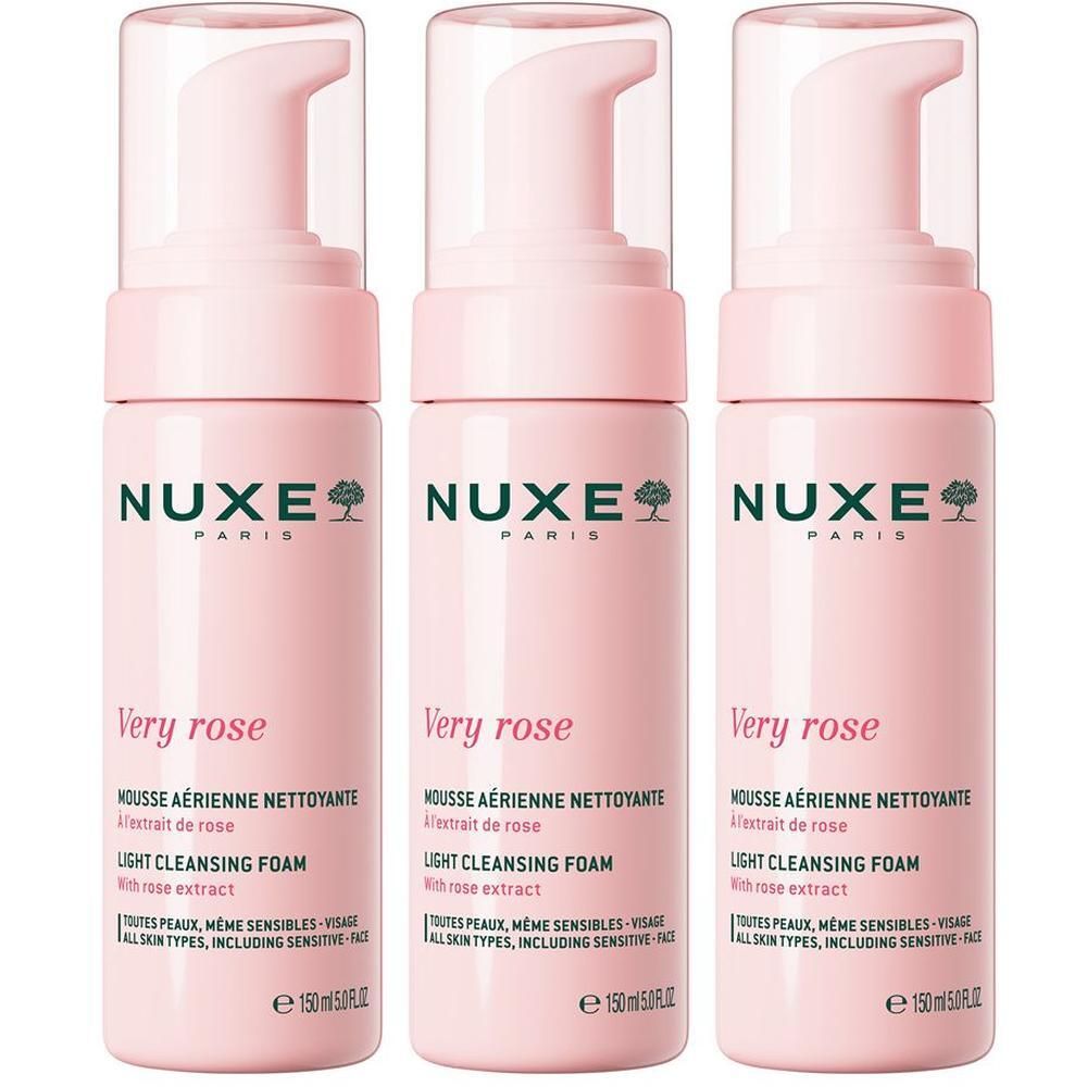 Nuxe Very Rose Mousse Detergente Viso