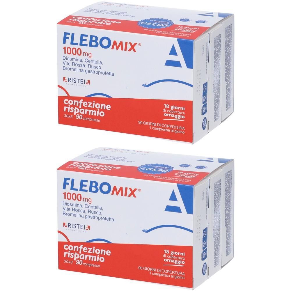 Flebomix 1000 Mg 90 Compresse Tri-Pack