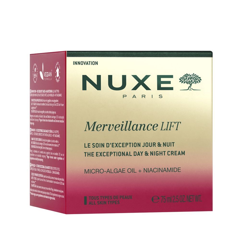 Confezione della crema giorno e notte Nuxe Merveillance Lift.