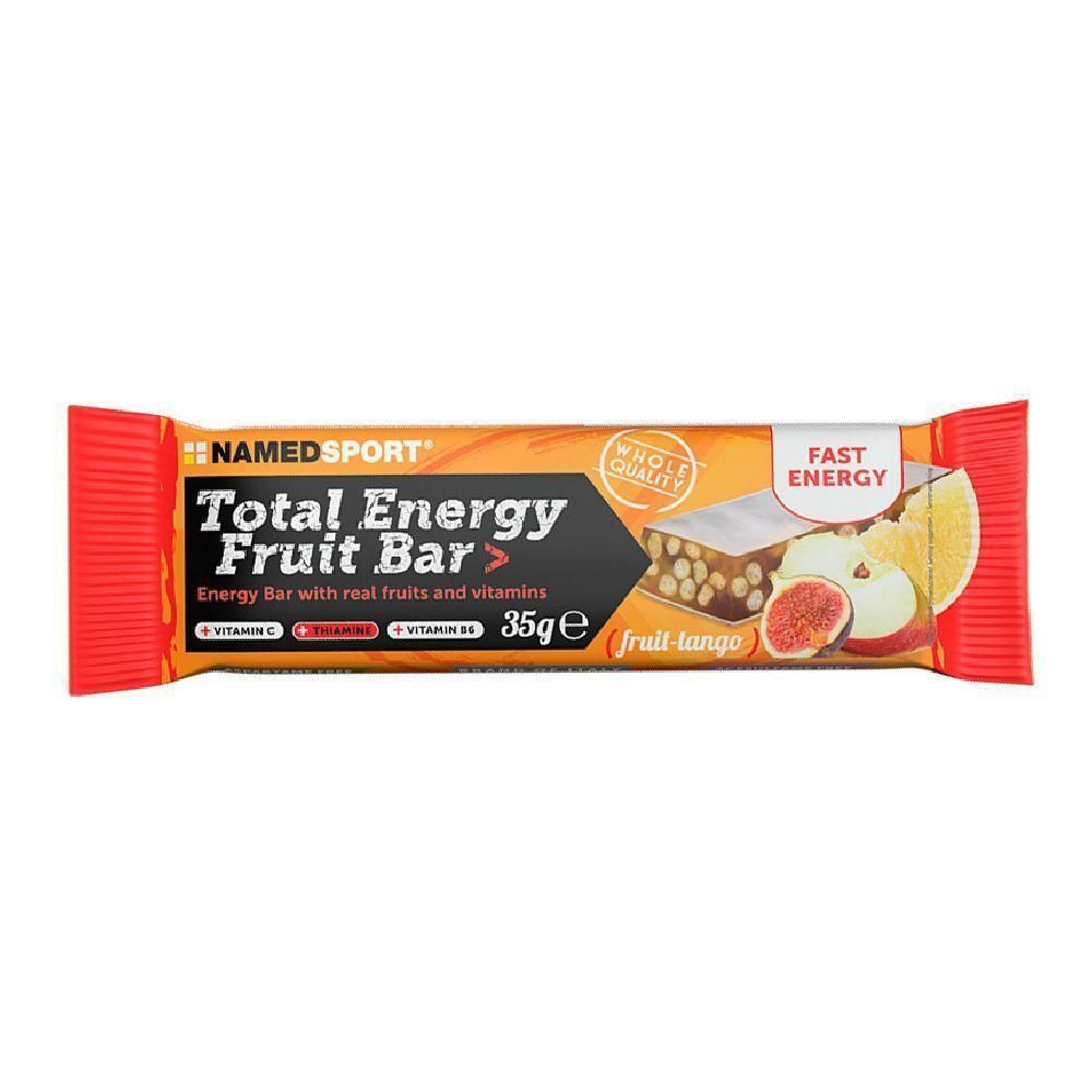 NAMEDSPORT Total Energy Fruit Bar, 35g, con frutta e vitamine.