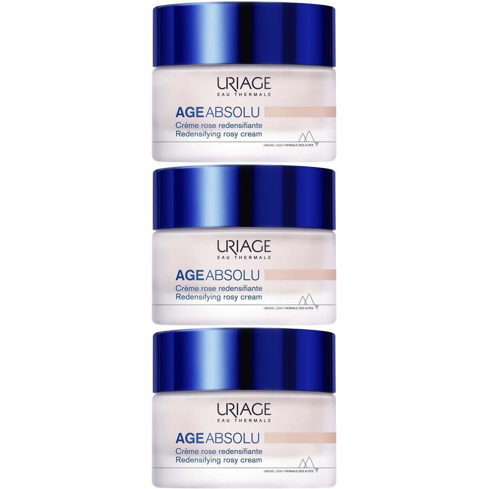 URIAGE AGE ABSOLU Crema antiage rosa ridensificante booster di collagene, rughe, elasticità