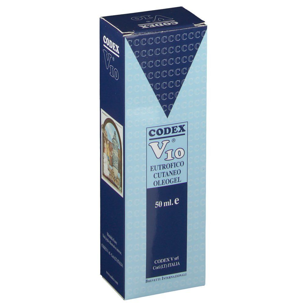 Codex V10 Eutrofico Cutaneo Oleogel, 50 ml.