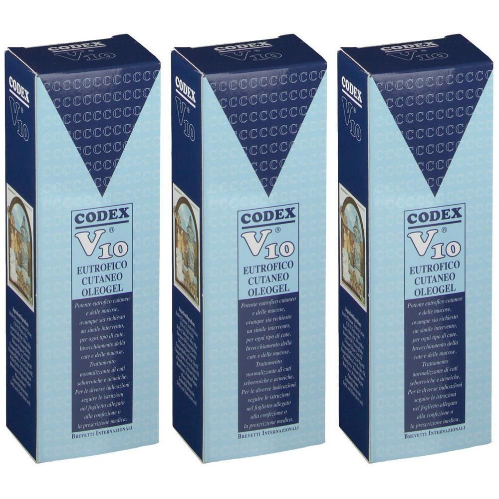 Codex V10® Eutrofico Cutaneo Oleogel