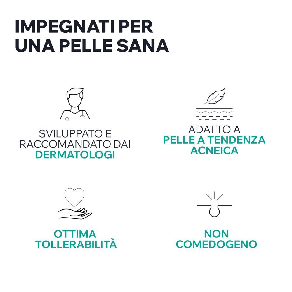 Uriage Hyseac Mat: sviluppato da dermatologi, per pelli a tendenza acneica, non comedogeno.