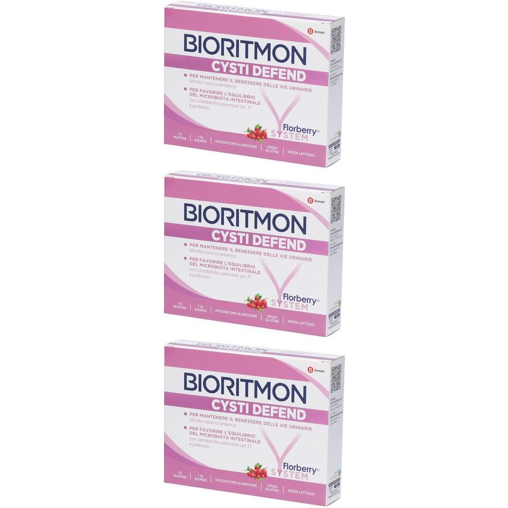 Tre confezioni di Bioritmon Cysti Defend con Florberry System.