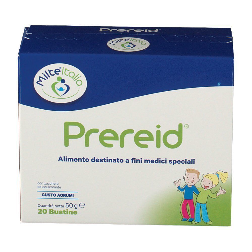 Confezione Humana Prereid gusto agrumi, 20 bustine da 2,5g.
