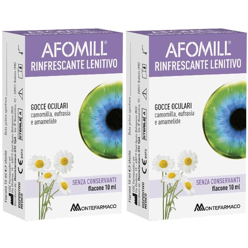 AFOMILL® Rinfrescante Lenitivo Gocce Oculari Flacone 10 ml
