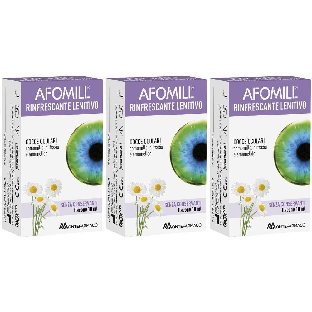 AFOMILL® Rinfrescante Lenitivo Gocce Oculari Flacone 10 ml