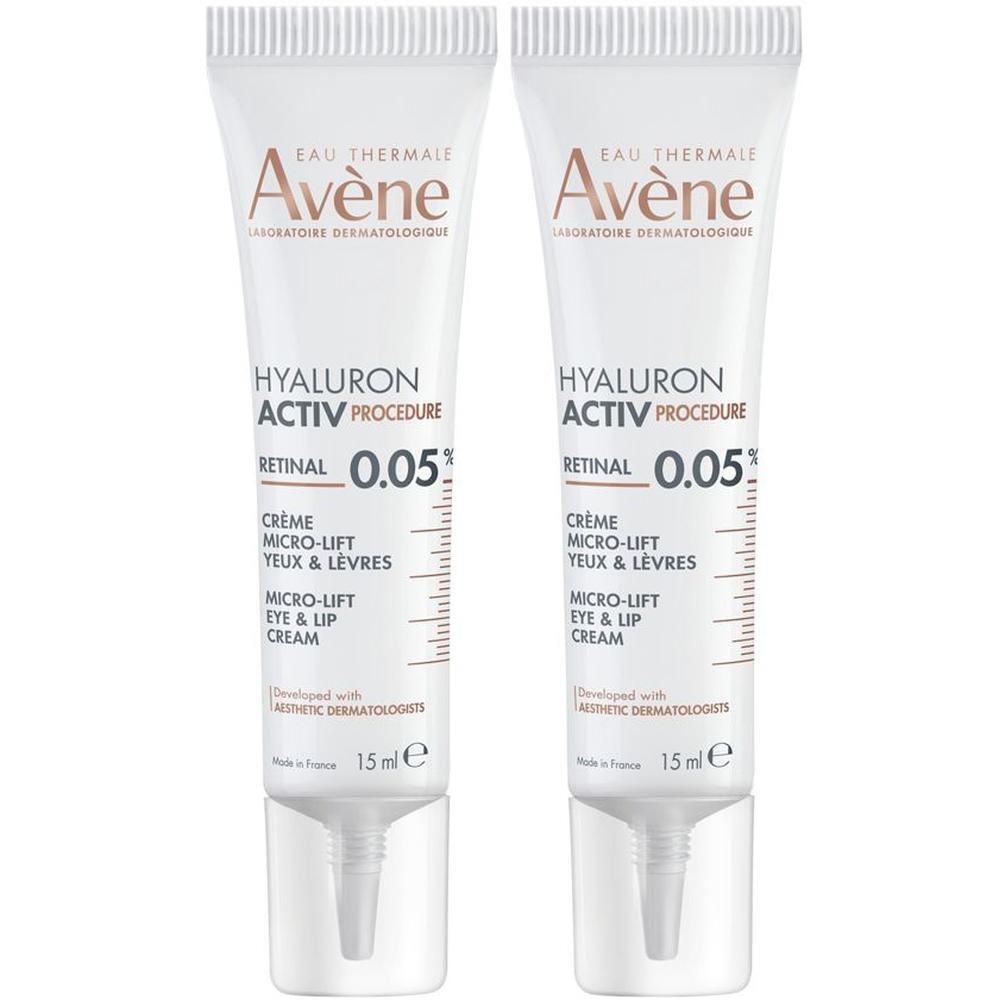 Eau Thermale Avène HYALURON ACTIV PROCEDURE Micro-Lift Crema Labbra & Occhi - 0,05% Retinaldeide