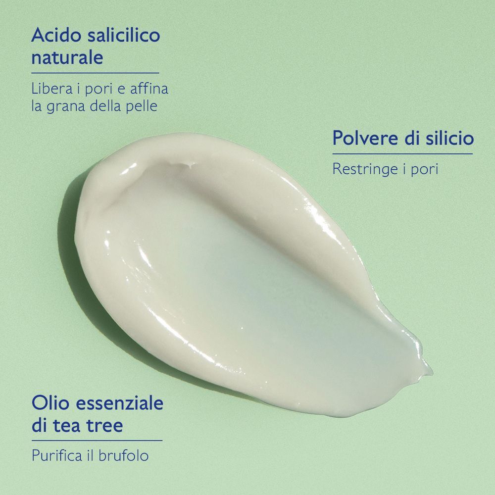 Ingredienti della Soluzione Salicilica Caudalie Vinopure: Acido salicilico naturale, silice, olio di tea tree.