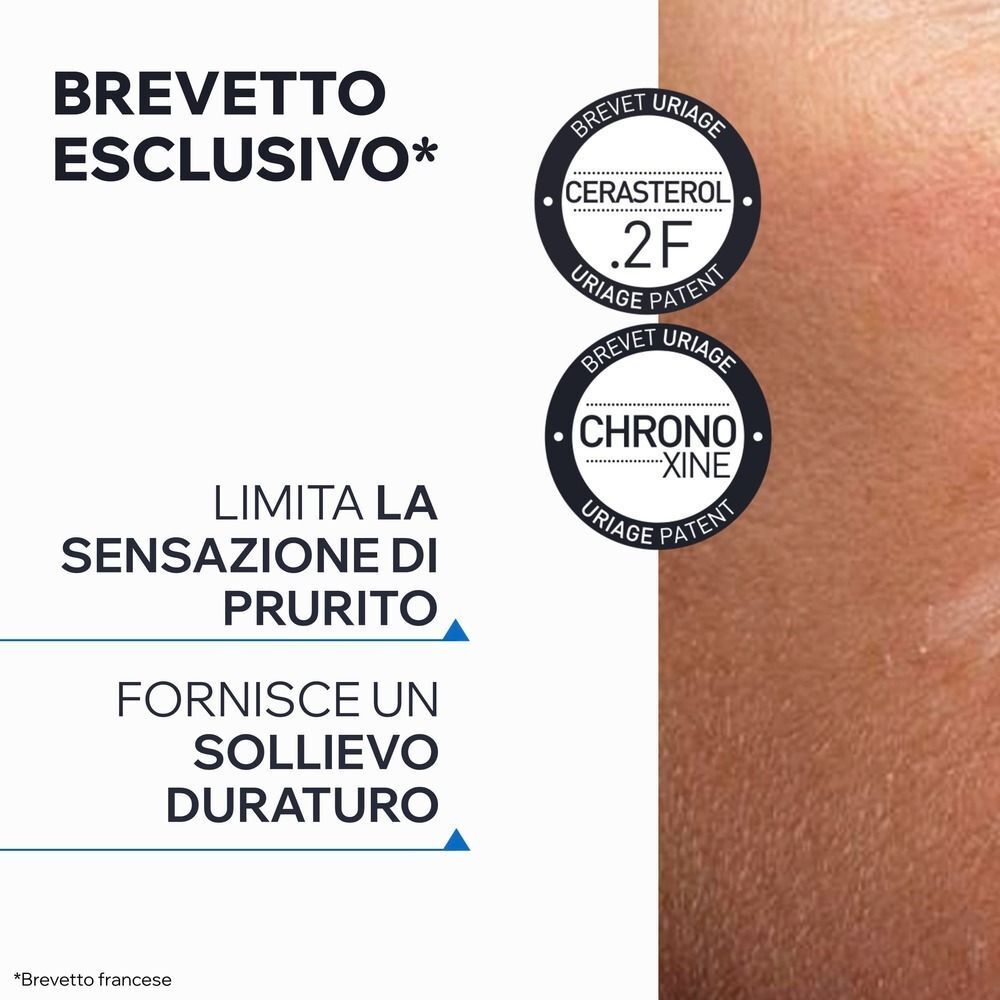 Trattamento palpebrale Uriage Xemose C++ con sigilli per Cerasterol 2F e Chronoxine.