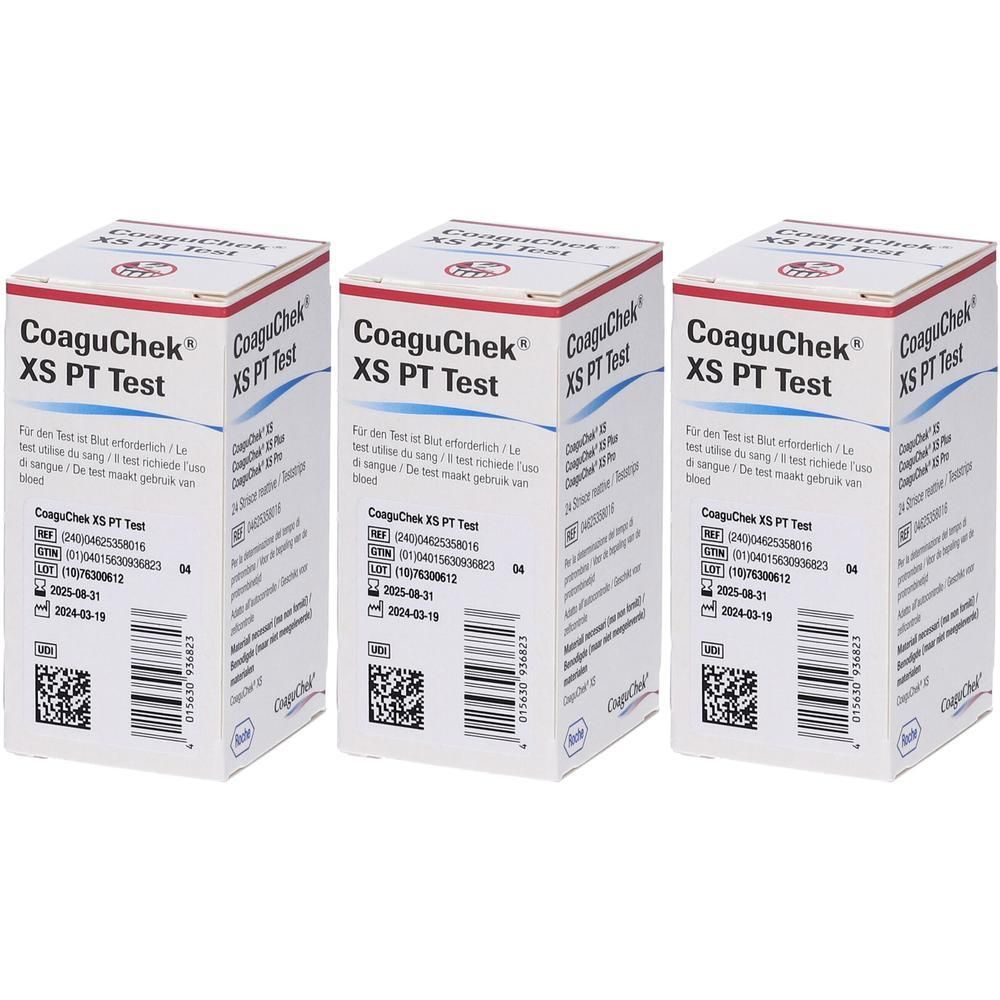 Strisce Reattive per CoaguChek XS PT Test 24 Pezzi