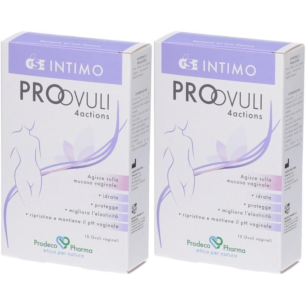 GSE Intimo Proovuli 4 Actions Ovuli Vaginali