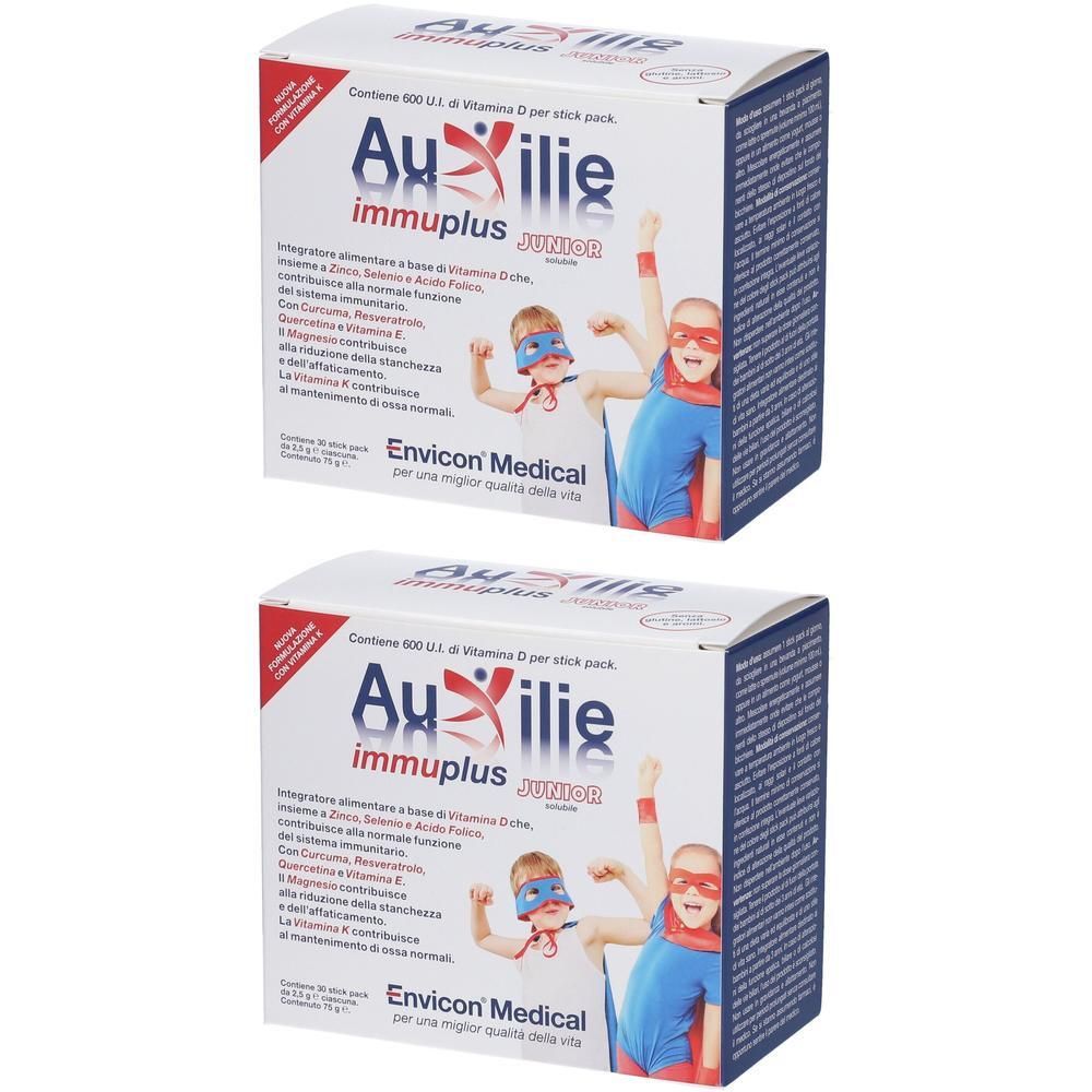 Auxilie Immuplus Junior Solubile 30 Stick Pack