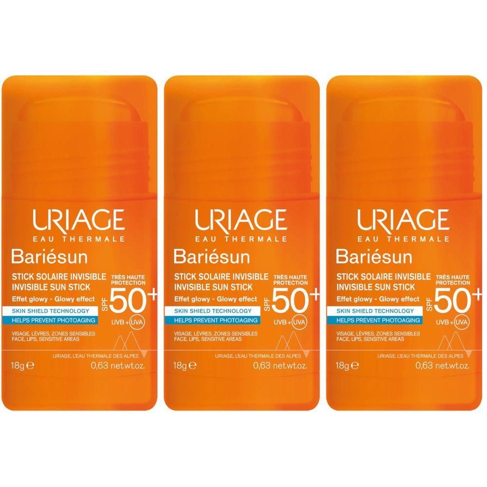 URIAGE BARIESUN Stick invisibile SPF50+ viso, labbra, zone sensibili, effetto glow