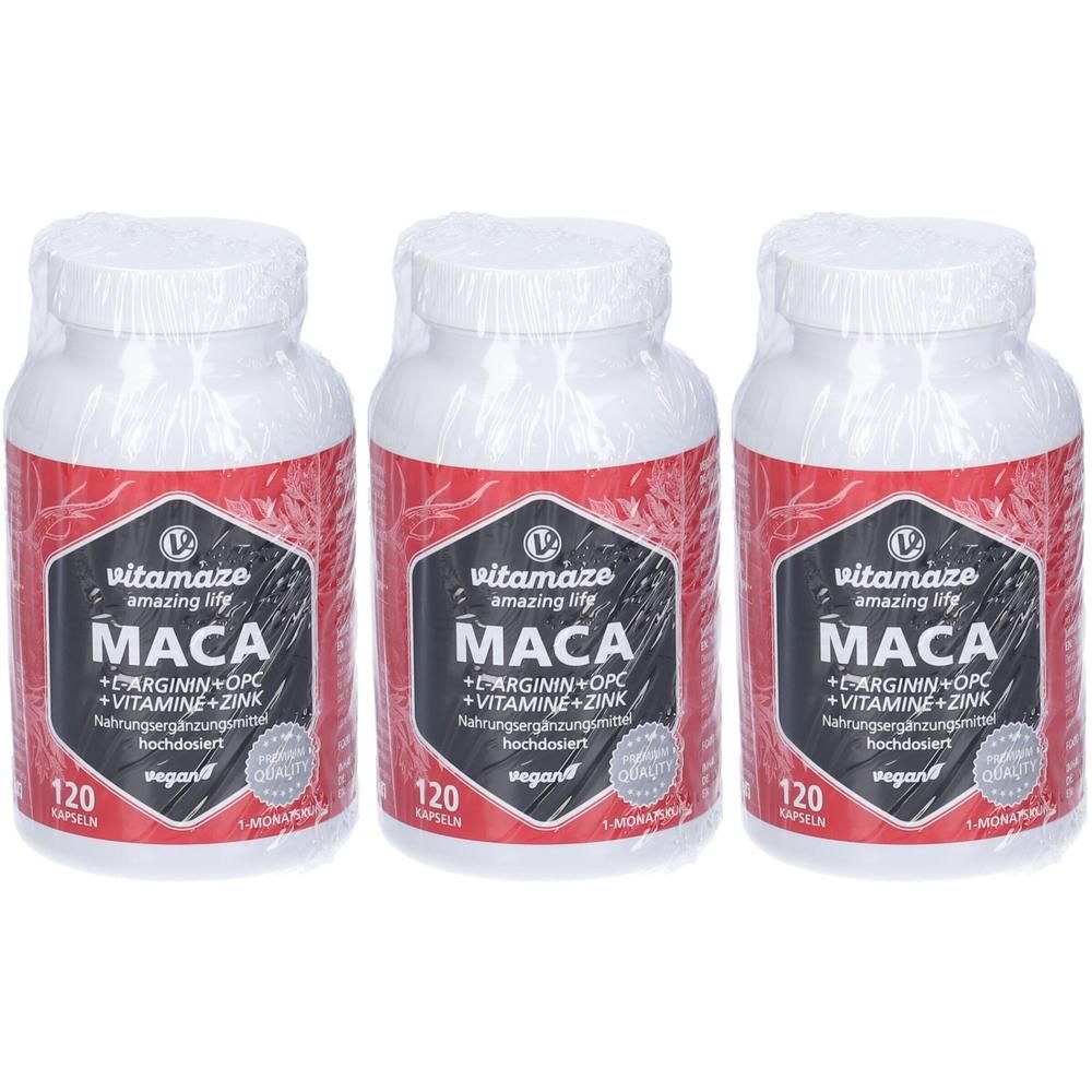 Vitamaze Maca + L-Arginina + Opc + Vitamina + Zinco Capsule