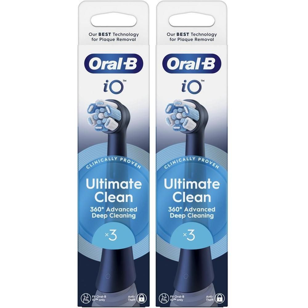 Oral-B iO Ultimate Clean Testine di Ricambio Nere
