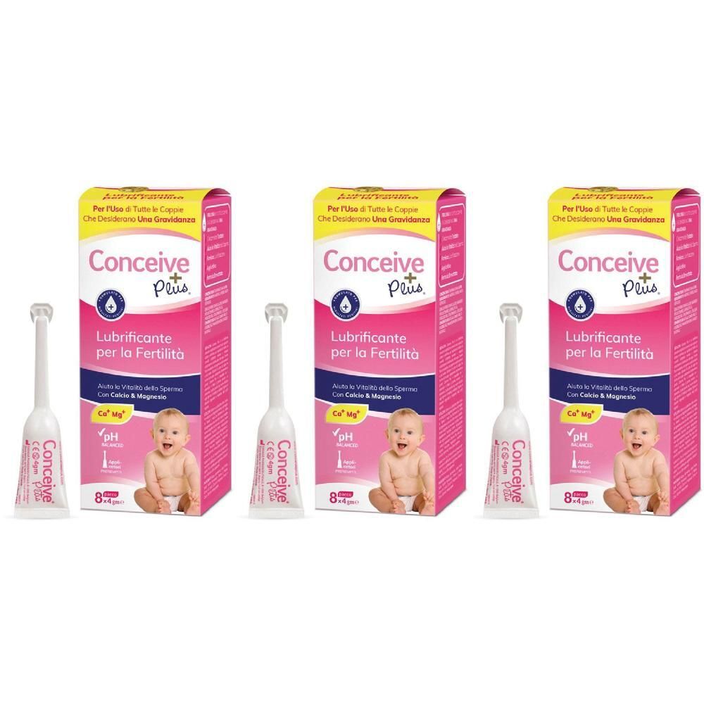 Conceive Plus 8x4g Lubrificante Fertilità Applicatori