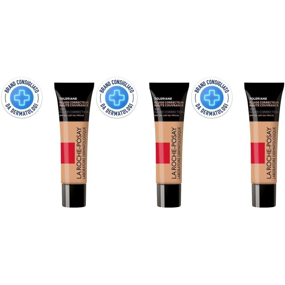 La Roche-Posay Toleriane Fondotinta Fluido Correttore Alta Coprenza 10 30 ml