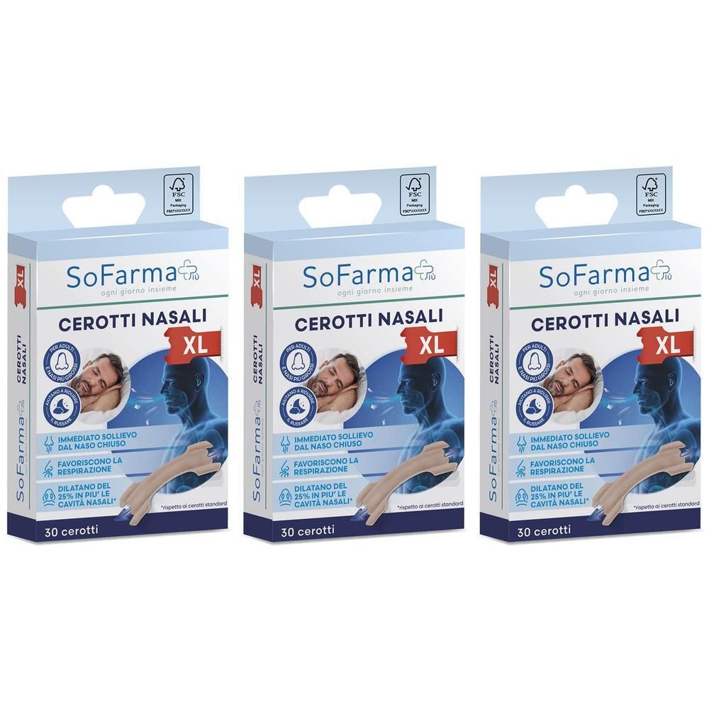 Sofarmapiu' Cerotto Nasale Xl 30Pz