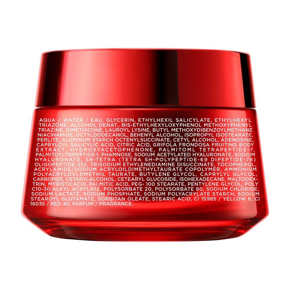 Retro di un vaso Vichy Liftactiv Collagen Specialist 16 con elenco ingredienti.